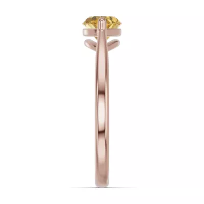 Marquise Citrine East-West Ring