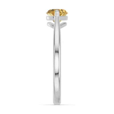 Marquise Citrine East-West Ring