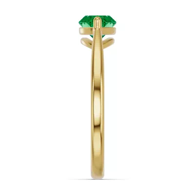 Marquise Emerald East-West Ring