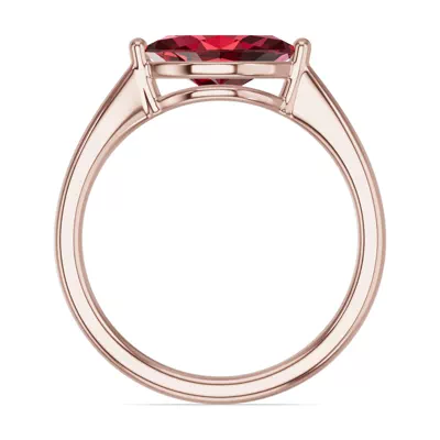 Marquise Garnet East-West Ring
