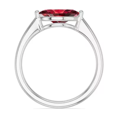 Marquise Garnet East-West Ring