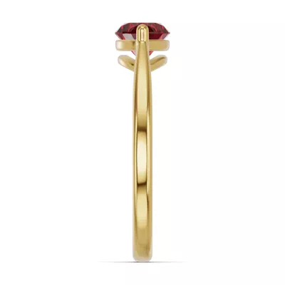 Marquise Garnet East-West Ring
