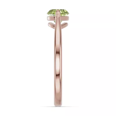 Marquise Peridot East-West Ring