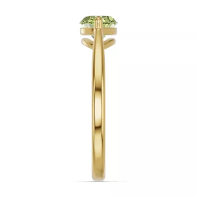 Marquise Peridot East-West Ring