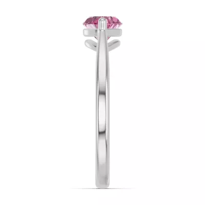 Marquise Pink Tourmaline East-West Ring