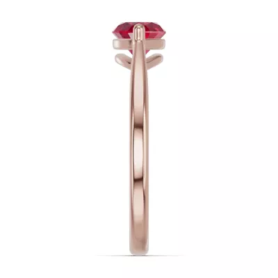 Marquise Ruby East-West Ring
