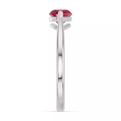 Marquise Ruby East-West Ring