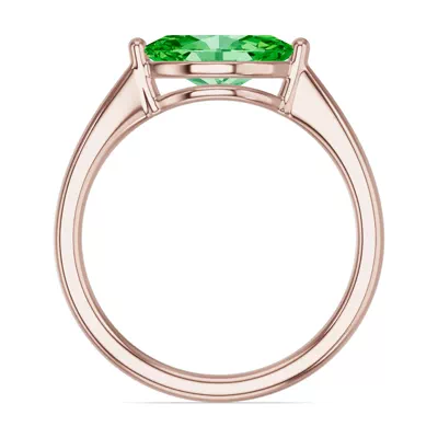 Marquise Tsavorite East-West Ring