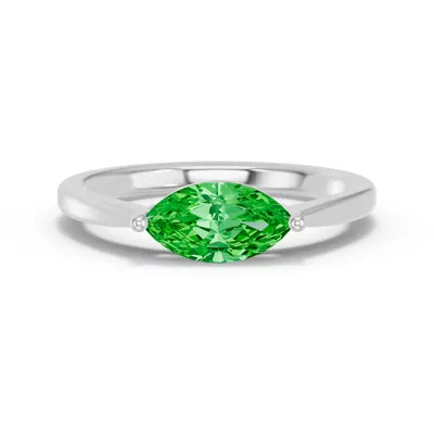 Marquise Tsavorite East-West Ring