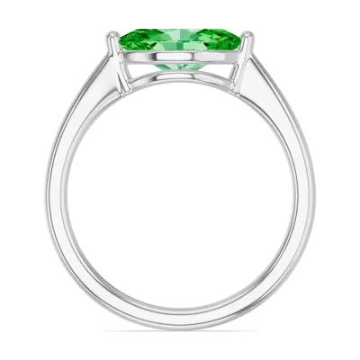 Marquise Tsavorite East-West Ring