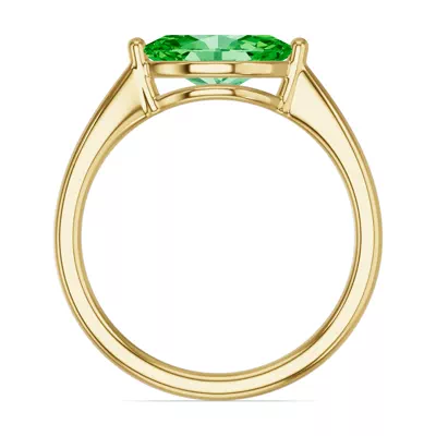 Marquise Tsavorite East-West Ring