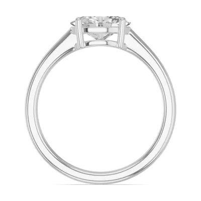 Oval Lab Diamond East-West Ring