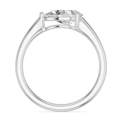 Pear-Shaped Lab Diamond East-West Ring