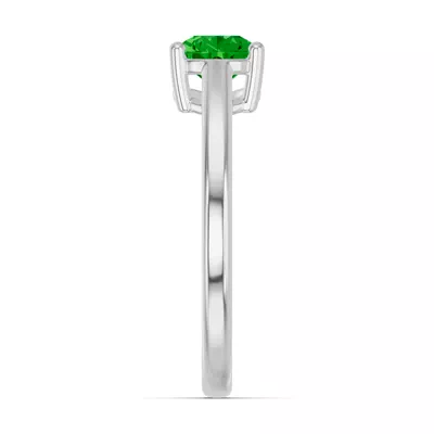 Pear-Shaped Tsavorite East-West Ring