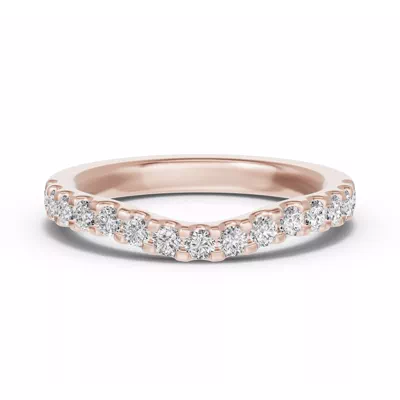Trevi Contoured Pavé Lab  Band (2.2mm)