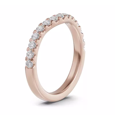 Trevi Contoured Pavé Lab  Band (2.2mm)