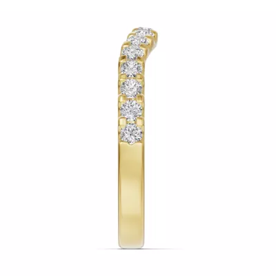 Trevi Contoured Pavé Lab  Band (2.2mm)