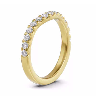 Trevi Contoured Pavé Band (2.2mm)