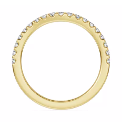 Trevi Contoured Pavé Lab  Band (1.8mm)