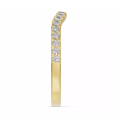 Trevi Contoured Pavé Lab  Band (1.8mm)