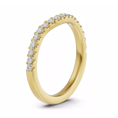 Trevi Contoured Pavé Band (1.8mm)