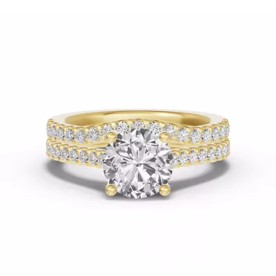 Trevi Contoured Pavé Band (1.8mm)