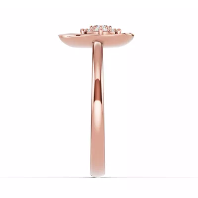 Spira Pavé Halo Heart Ring