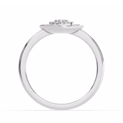 Spira Lab Pavé Halo Heart Ring