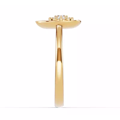 Spira Lab Pavé Halo Heart Ring