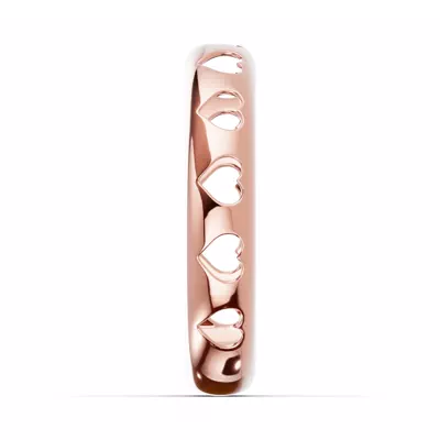 Eternity Heart Cutout Band