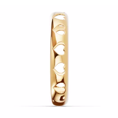 Eternity Heart Cutout Band