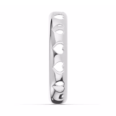 Eternity Heart Cutout Band