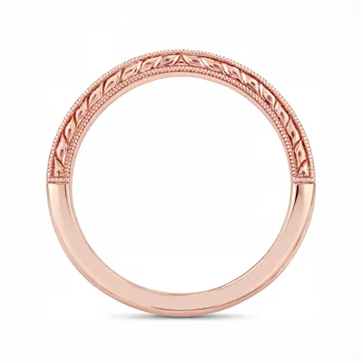 Corinne Vintage Engraved Contoured Band