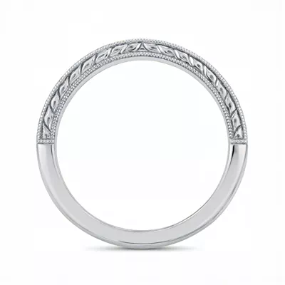 Corinne Vintage Engraved Contoured Band