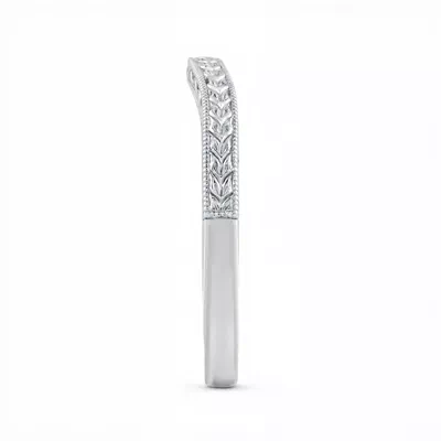 Corinne Vintage Engraved Contoured Band