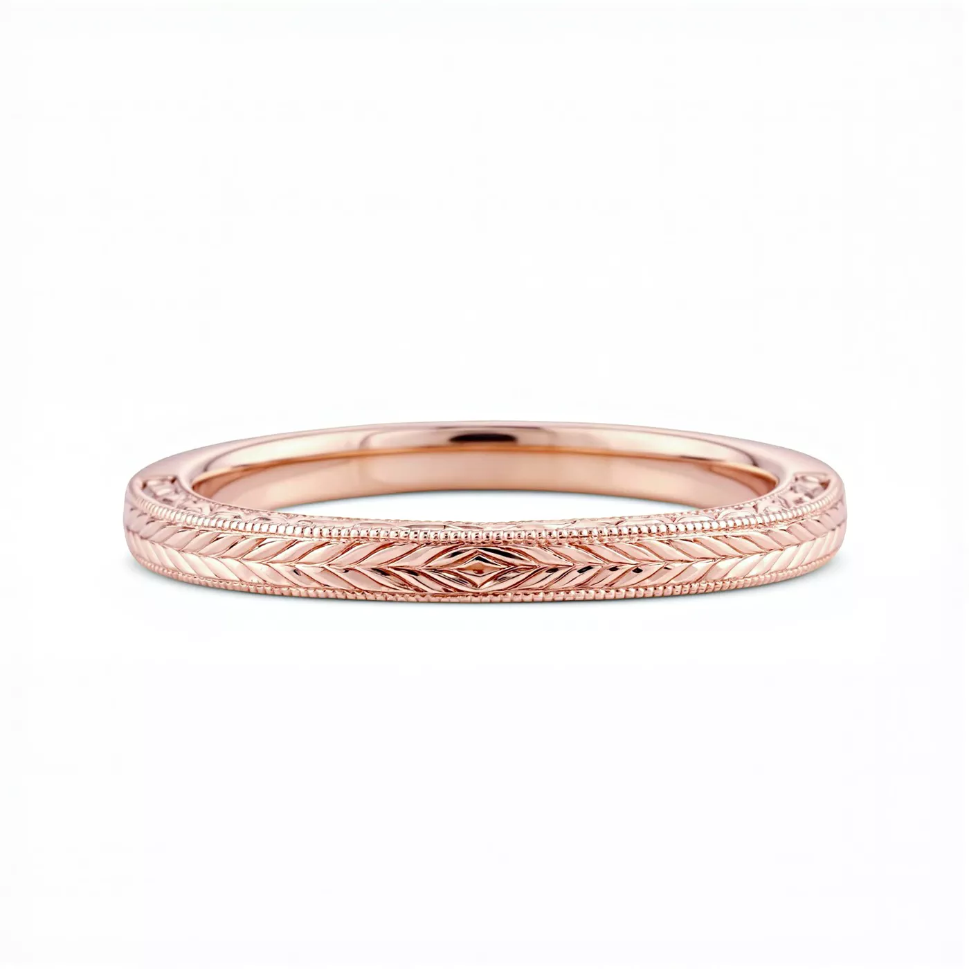 Annette Vintage Engraved Band