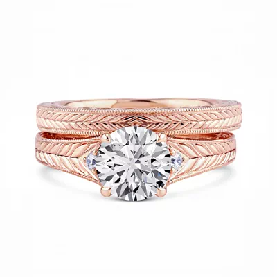 Annette Vintage Engraved Band
