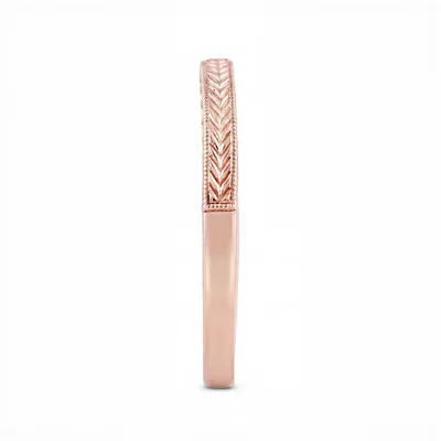 Annette Vintage Engraved Band