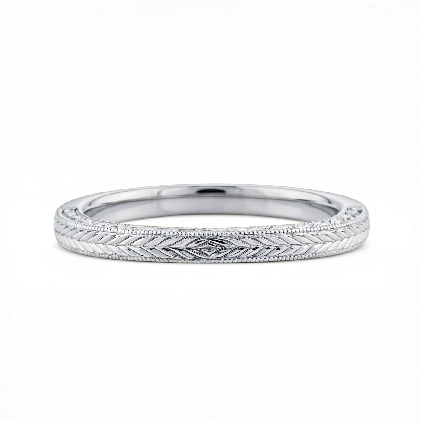 Annette Vintage Engraved Band