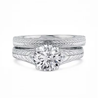 Annette Vintage Engraved Band