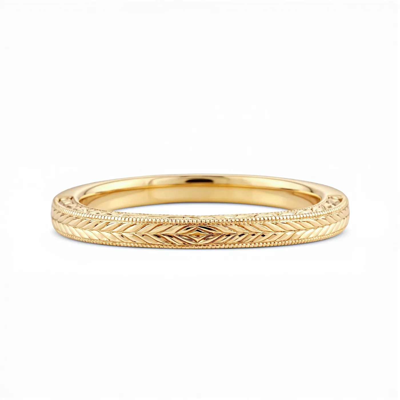 Annette Vintage Engraved Band