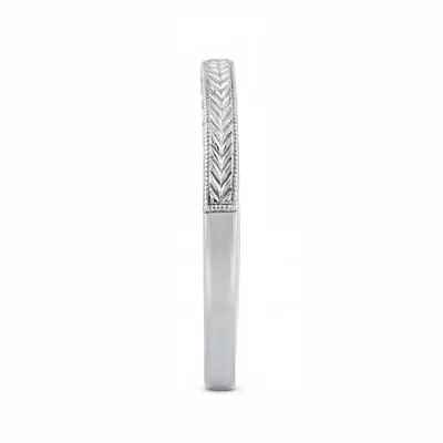 Annette Vintage Engraved Band