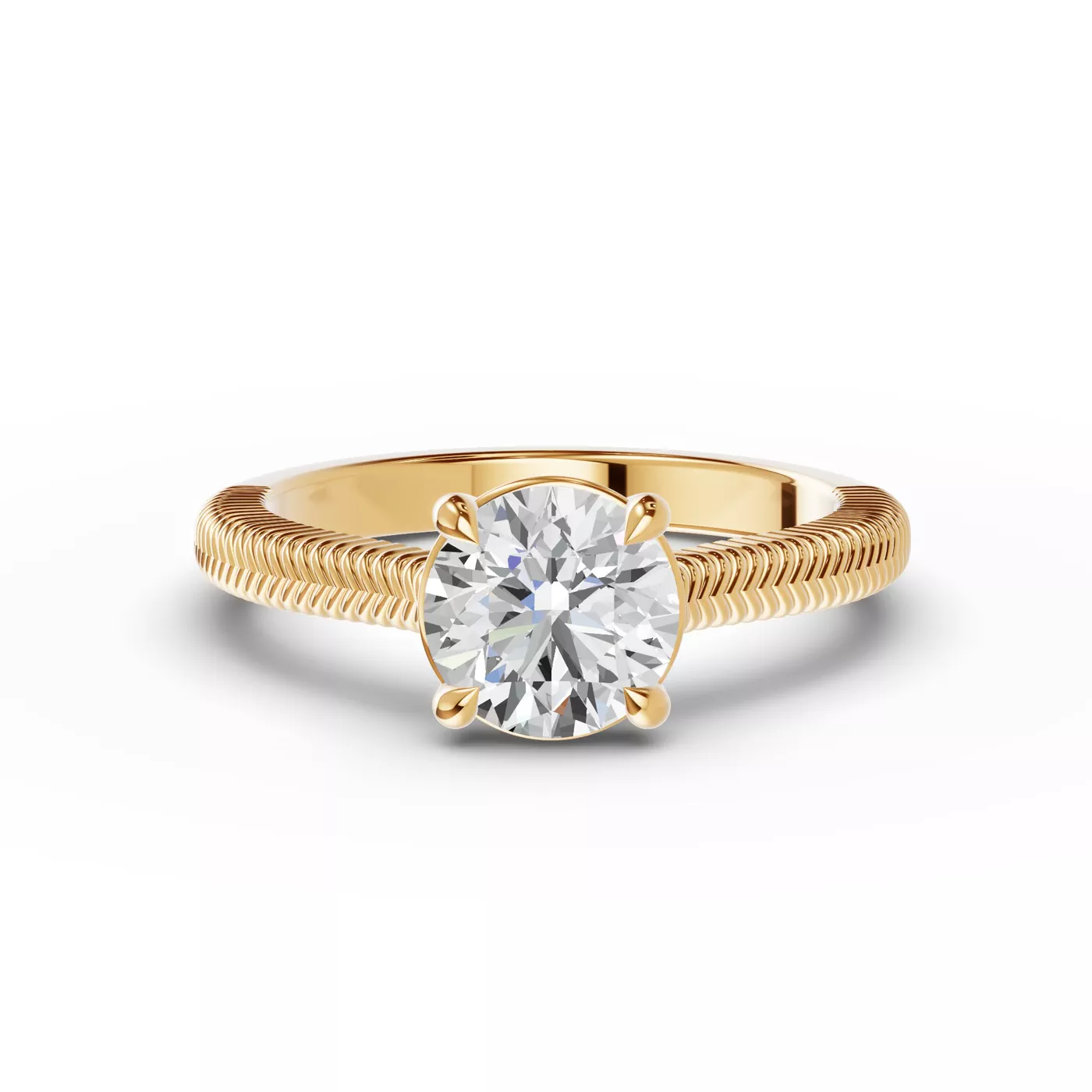 Aveline Cathedral Engagement Ring
