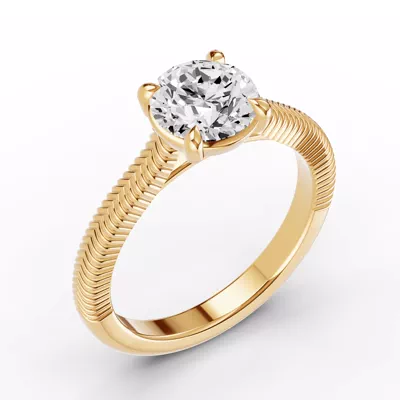 Aveline Cathedral Engagement Ring