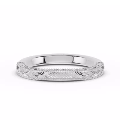 Chantal Engraved Band