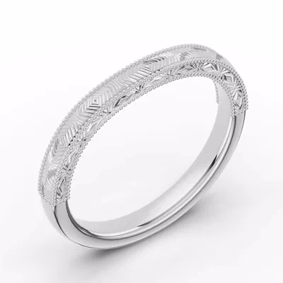 Chantal Engraved Band