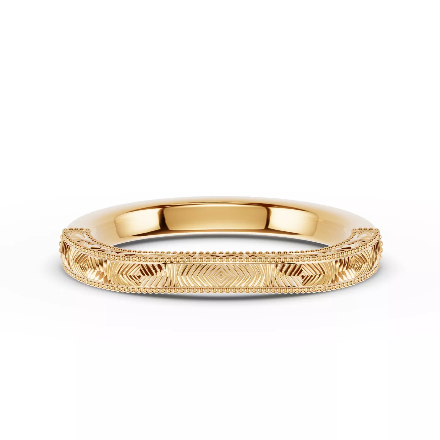 Chantal Engraved Band