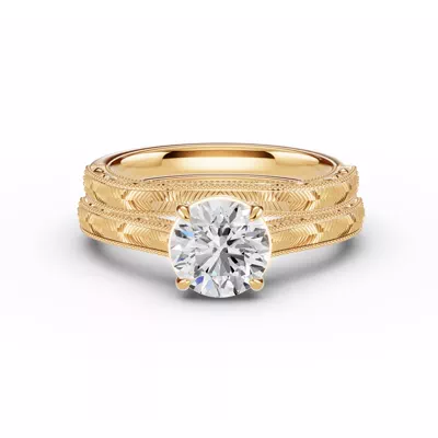 Chantal Engraved Band