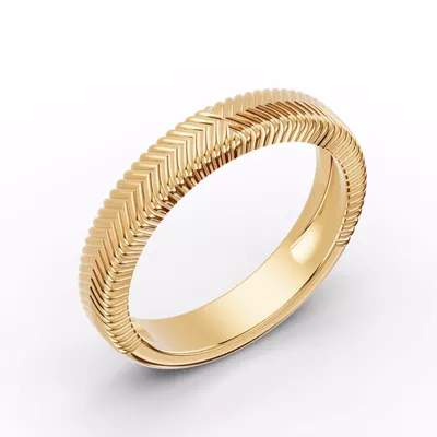 Aveline Fluted Band (4mm)