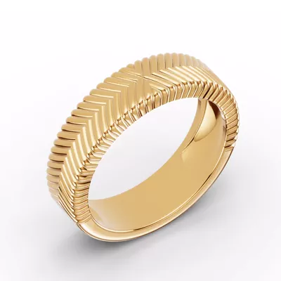 Aveline Fluted Band (6mm)